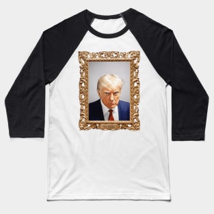 Donald Trump Mugshot Baseball T-Shirt